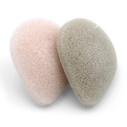 Éponges konjac visage - Pour les peaux grasses