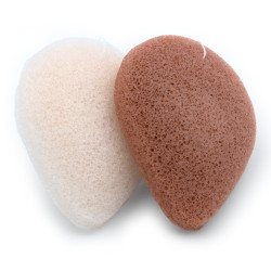 Éponges konjac visage - Pour les peaux irritées