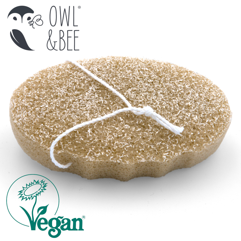 Konjac body sponge For all skin types Owl & Bee (France)